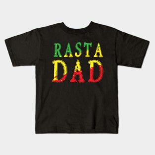 Rasta Dad Daddy , African Colors Kids T-Shirt